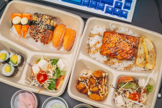 varied healthy meals