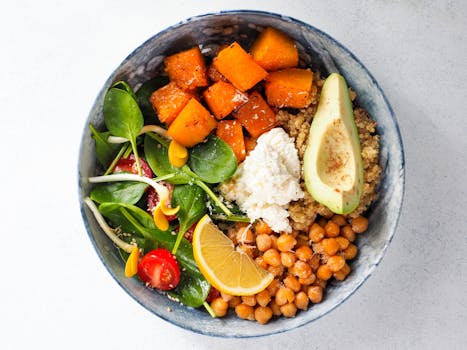 bowl of colorful quinoa salad